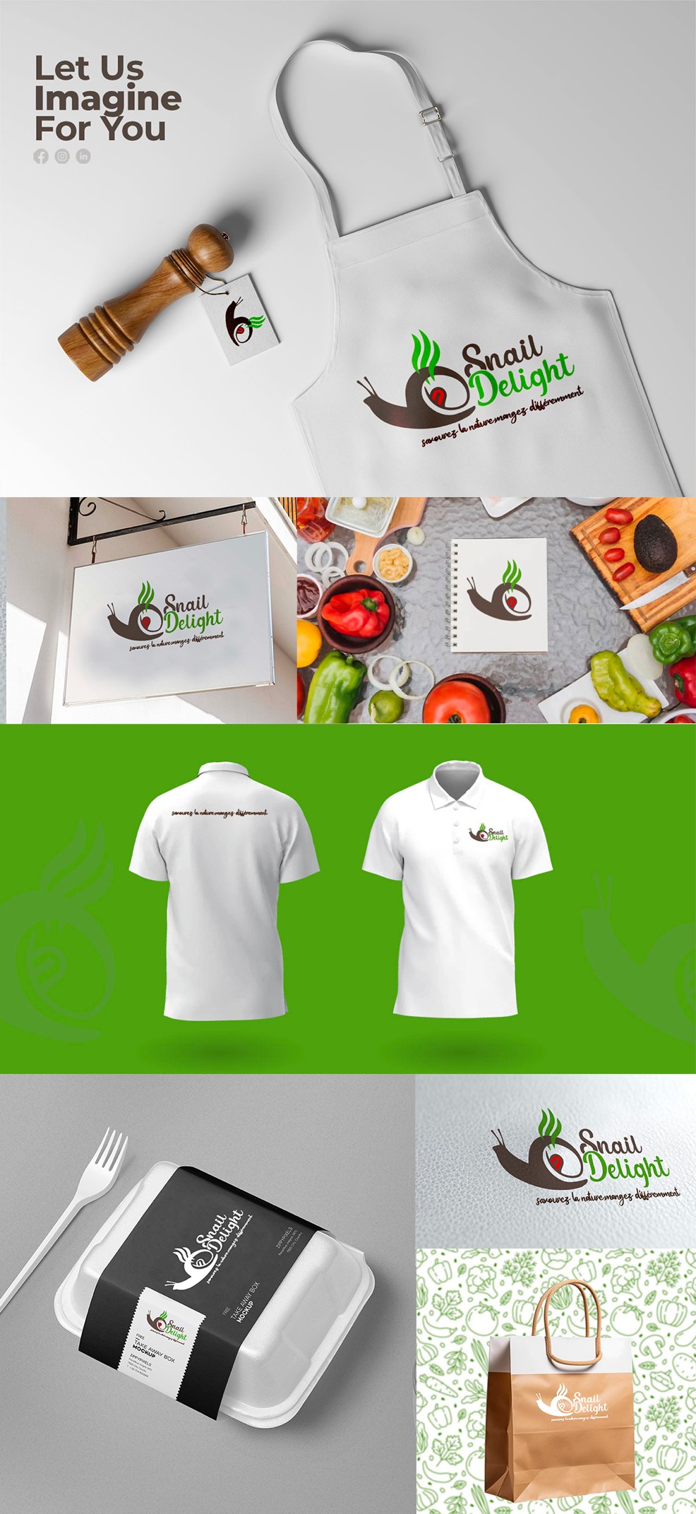 Branding et packaging Snail Delight