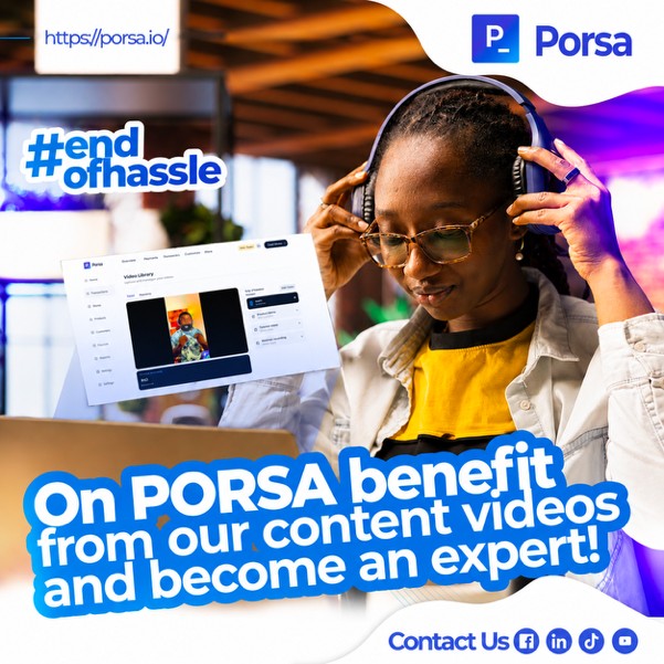 Vidéos social media Porsa