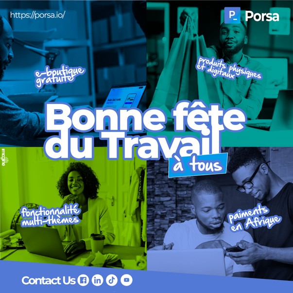 Visuel Porsa fête du travail