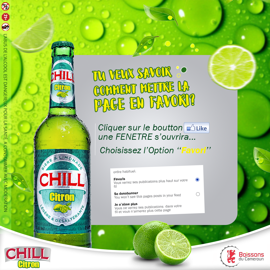 Tutoriel Chill Citron mettre la page en favori